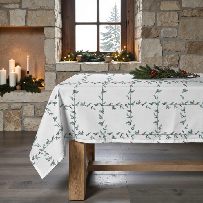 Nappe en résine Anti-tâches White Christmas 1
