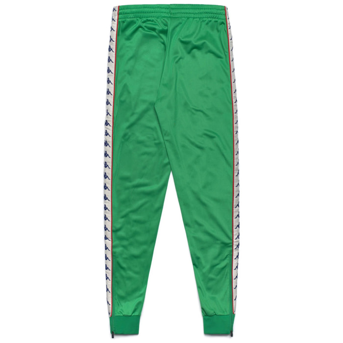 Kappa - Pantaloni Uomo Verde - 222 Banda Rastoria Slim