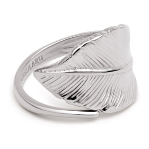 Bague Feuille Acier
