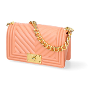 Borsa a mano da donna - Modello False - 100% Pvc - 11.0 x 19.0 x 6.5 cm