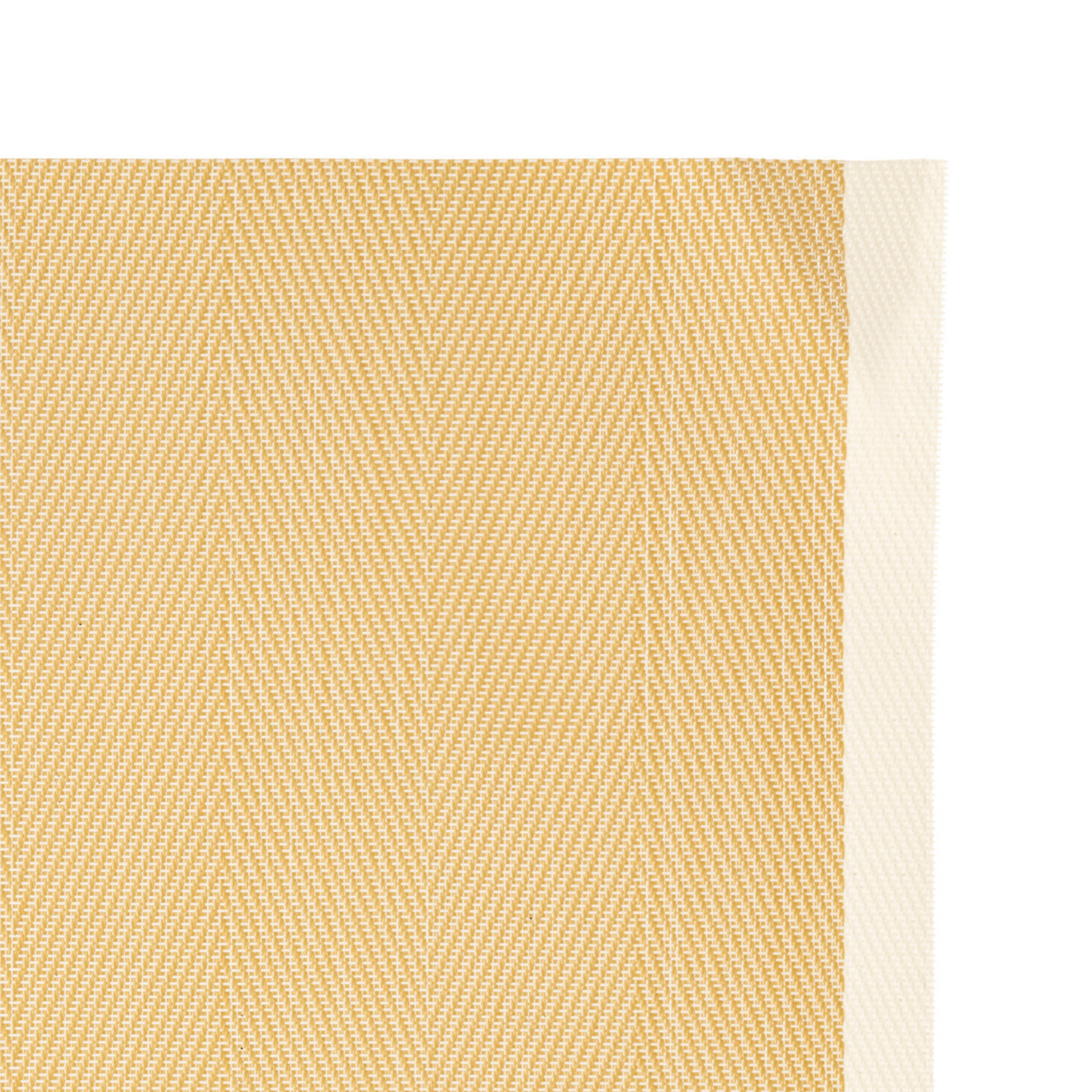 Set de table tissé avec liseré - Jaune