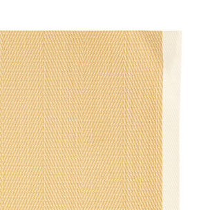 Set de table tissé avec liseré - Jaune
