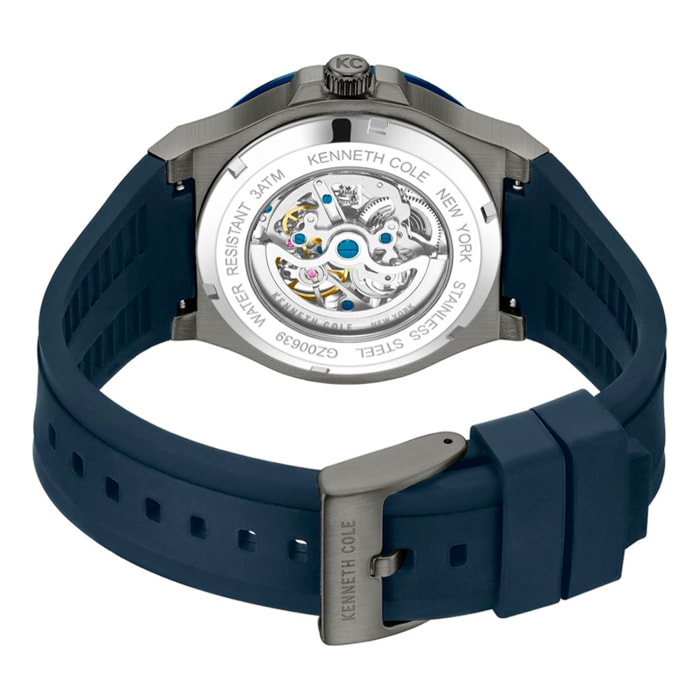 Reloj Kenneth Cole KCWGZ0063903 Hombre Analogico Automatico con Correa de Silicona