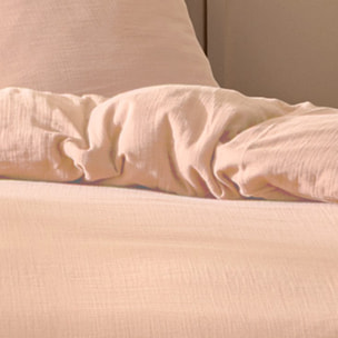 Housse de couette unie en coton, GAZE DE COTON