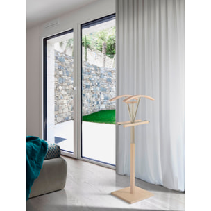 Galán de noche Couple roble 110x47x34 cm