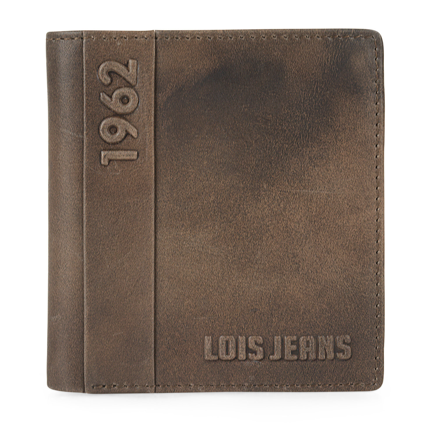 Cartera Hombre Piel Lois Elk Marron Oscuro