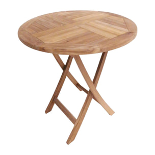 Table ronde pliable 80cm LINA