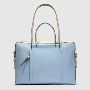 Piquadro Leather women's laptop bag 15,6