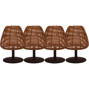 4 Lampe de table STANDY BOHEME H25CM