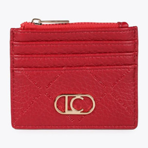 Portatessere monogramma a rombi