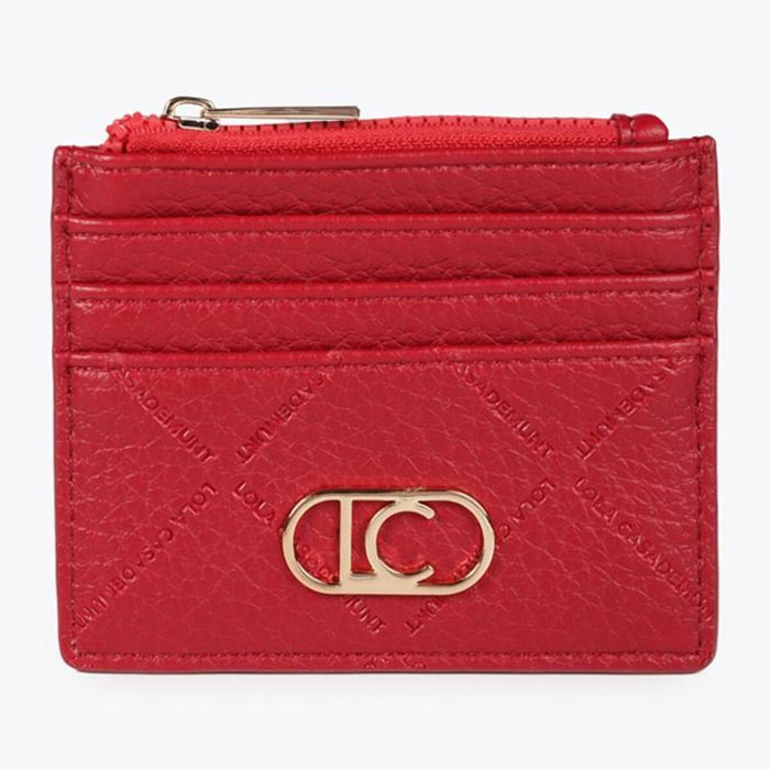 Portatessere monogramma a rombi