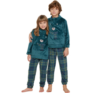 Pigiama bambino/a coral xmas bear Noidinotte