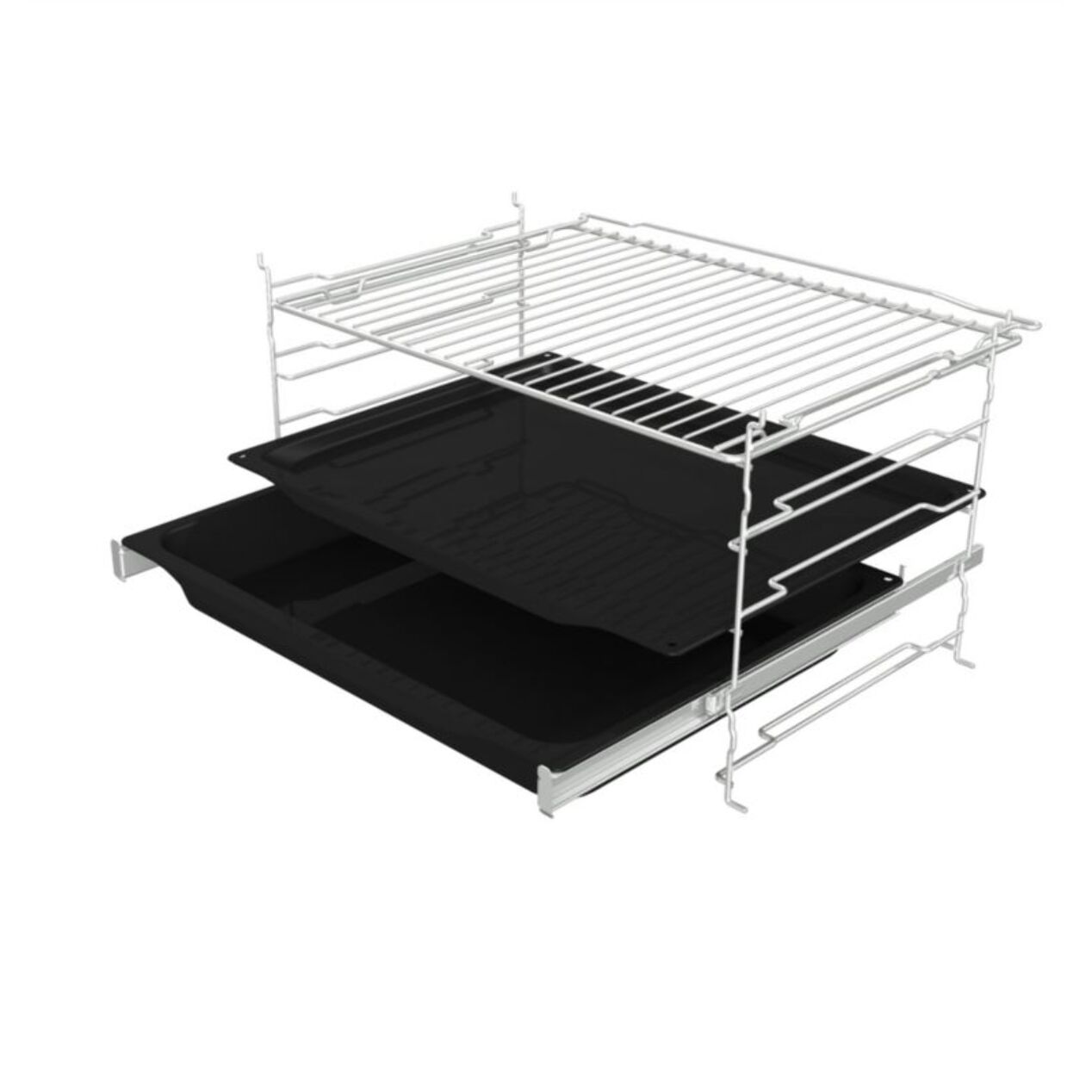 Four encastrable GORENJE BPS6737E06PWG - Pyrolyse - Chaleur pulsée - Porte froide - Rails télescopiques