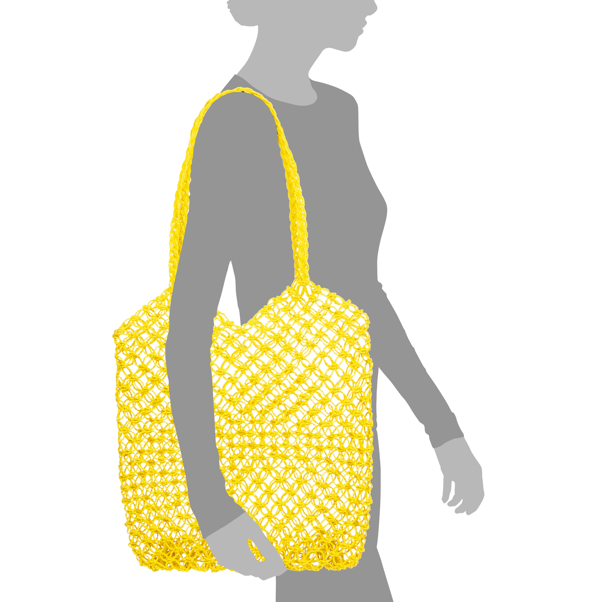 Chieti Bolso de hombro Mujer. Tejido Paja