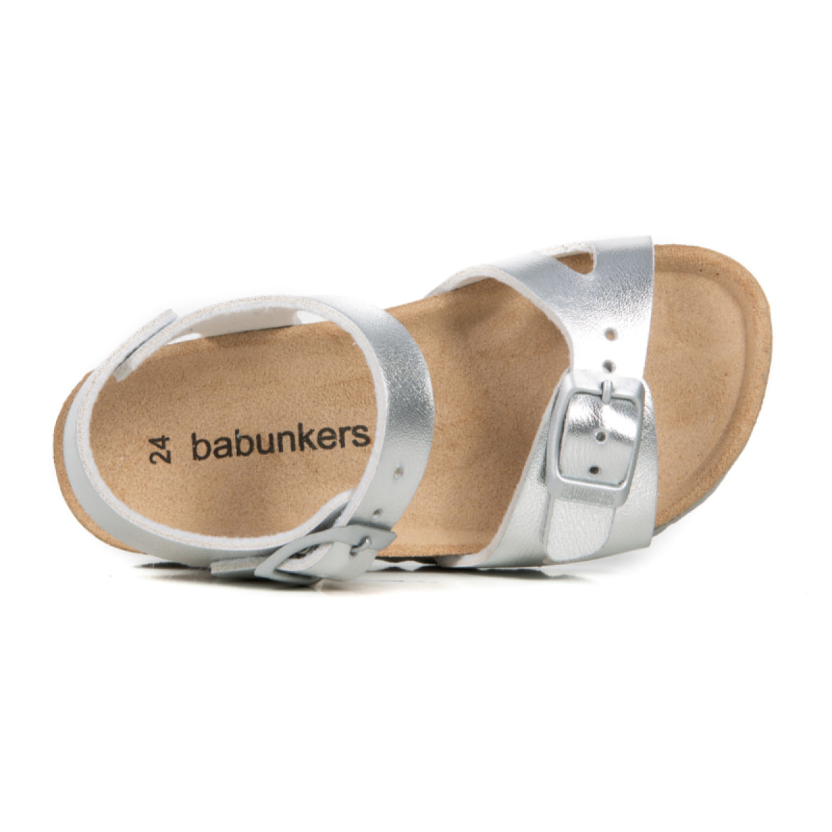 Sandalia BABUNKERS PLATEADO