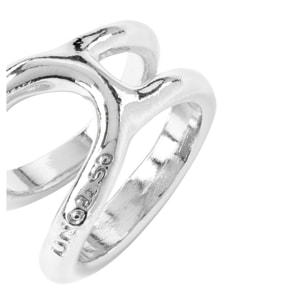Anillo Shortcut PLATEADO 9