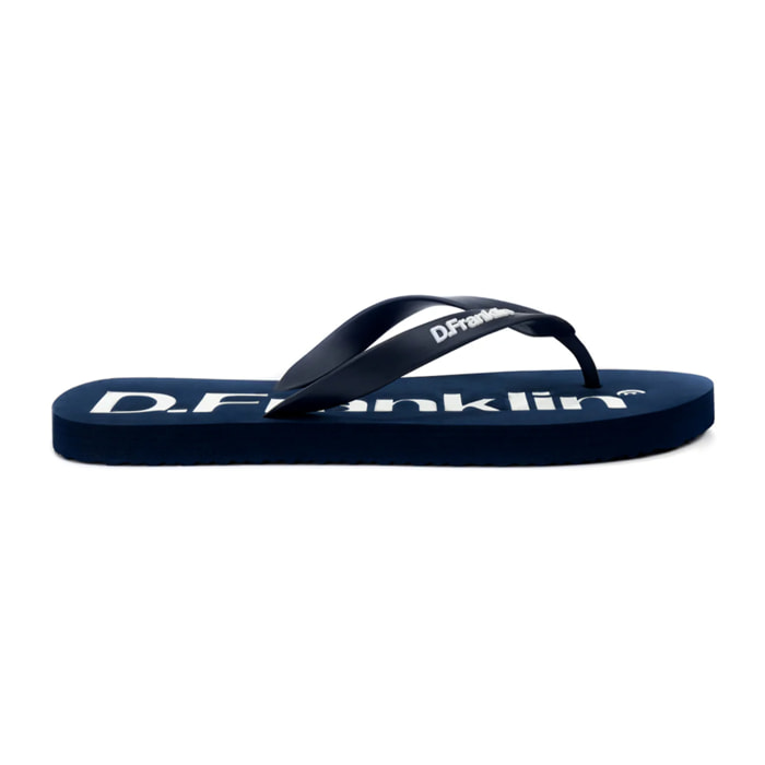 Sandalias Flip Flop en Azul Marino D.Franklin