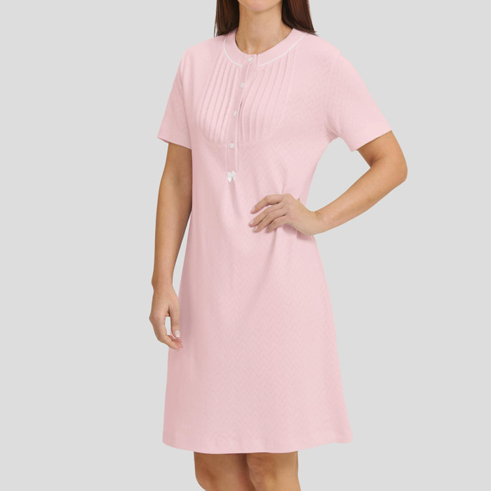 Camisón largo rosa