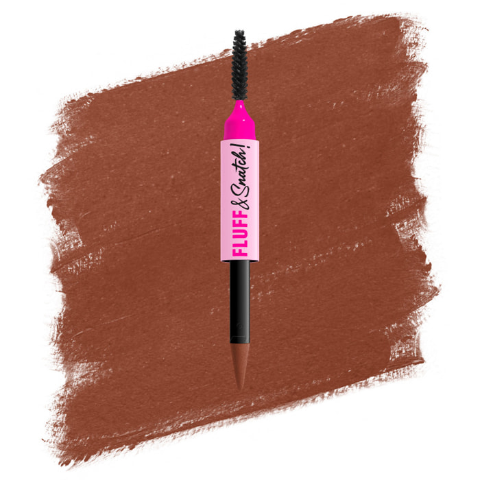 NYX Professional Makeup Fluff & Snatch Crayon Sourcil Précision Effet Poudré AUBURN
