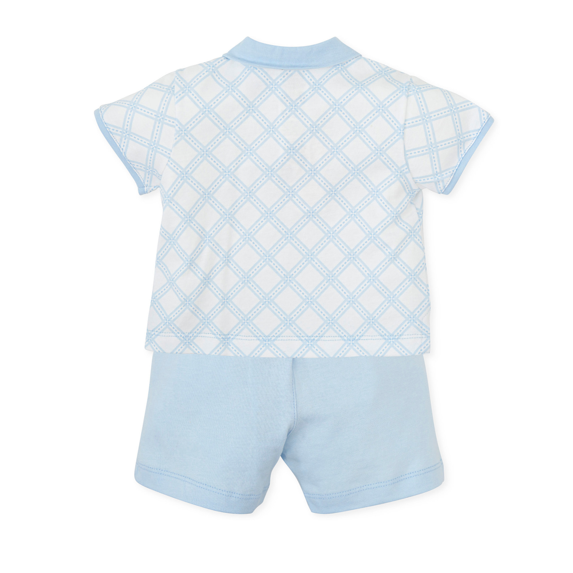 Conjunto 2 pzas. - Blanco celeste