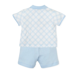 Conjunto 2 pzas. - Blanco celeste