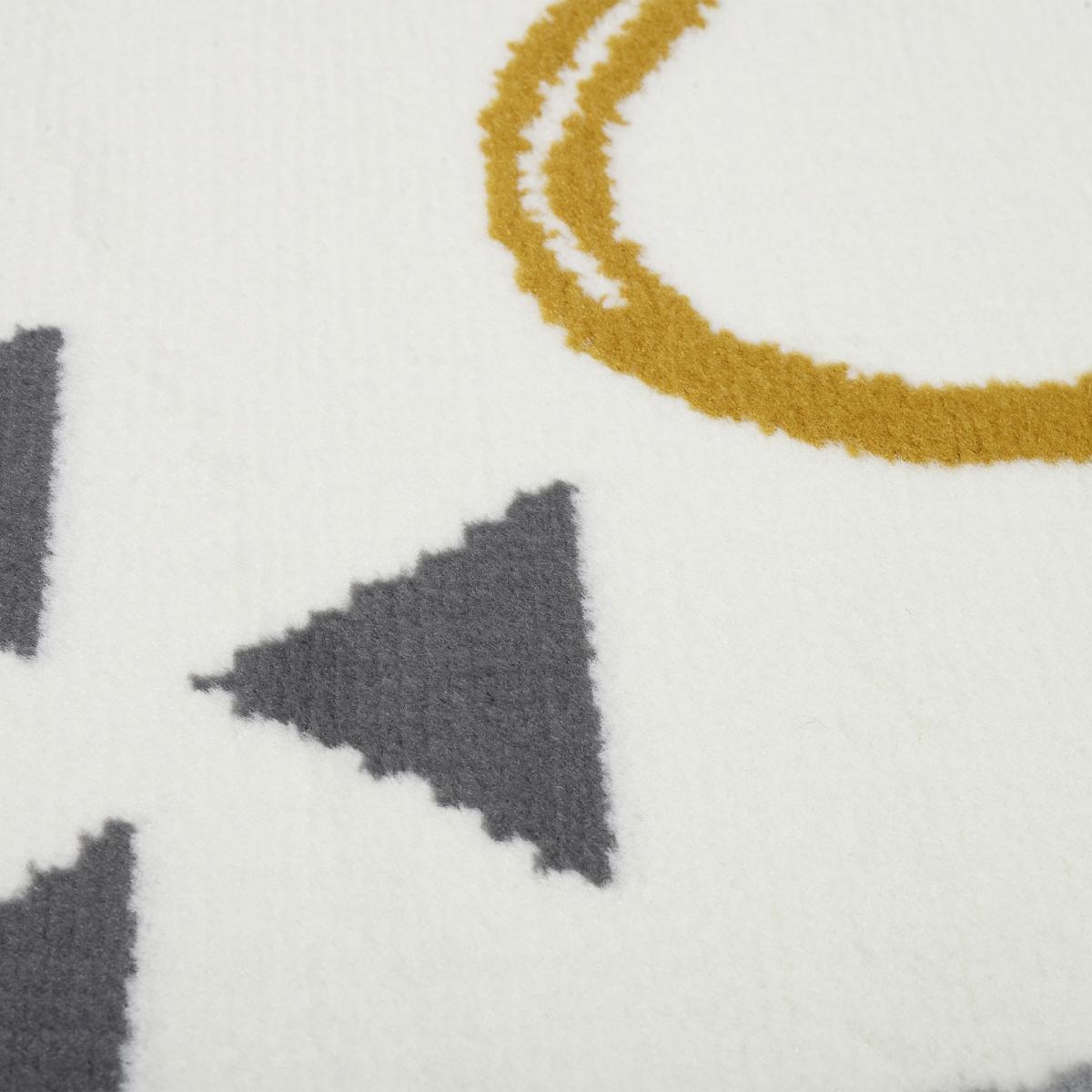 Tapis enfant KIDA, motifs ludiques étoiles et cœurs