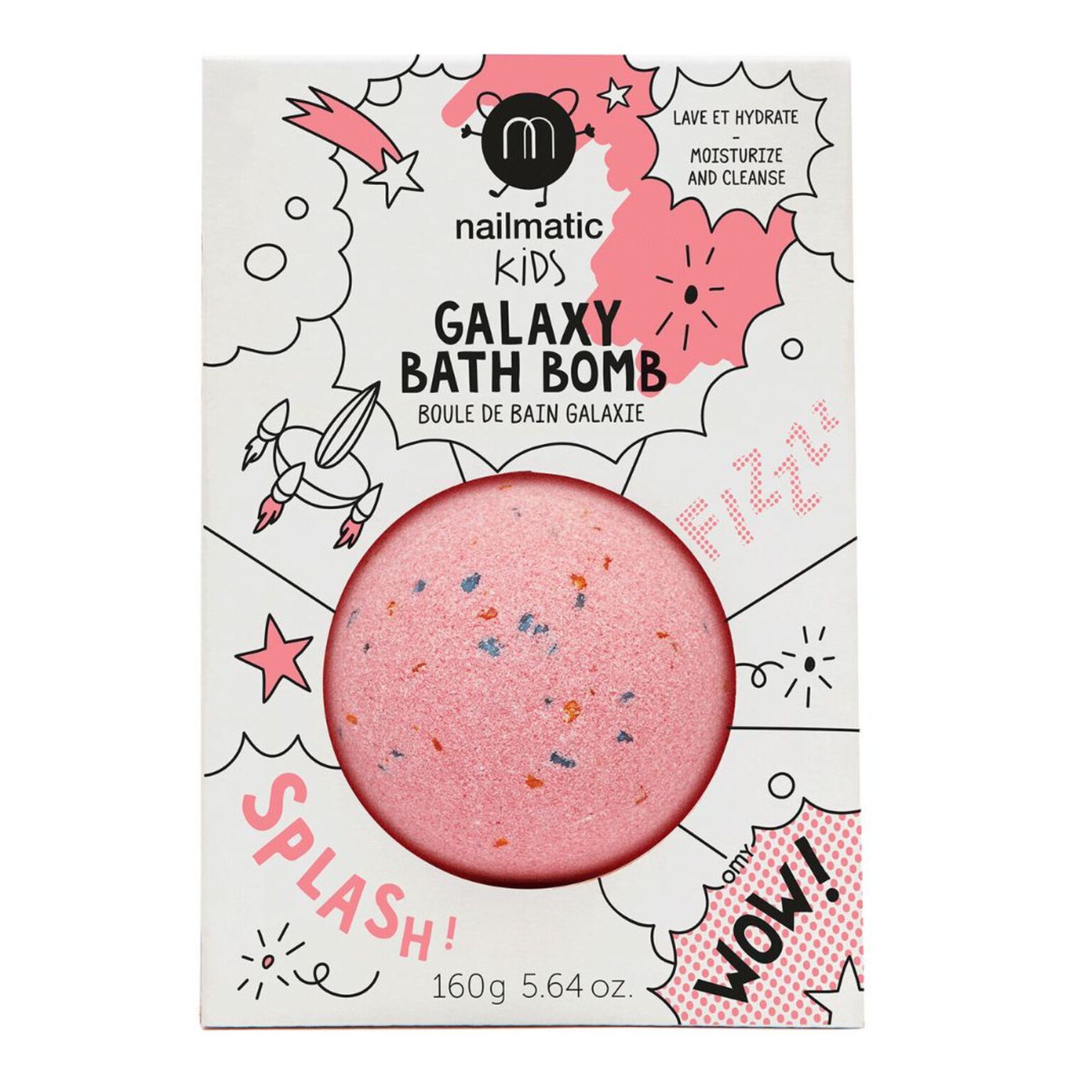 Galaxy Bath Bomb - Red Planet - Boule de Bain Effervescente et Apaisante - Grenadine 160 g