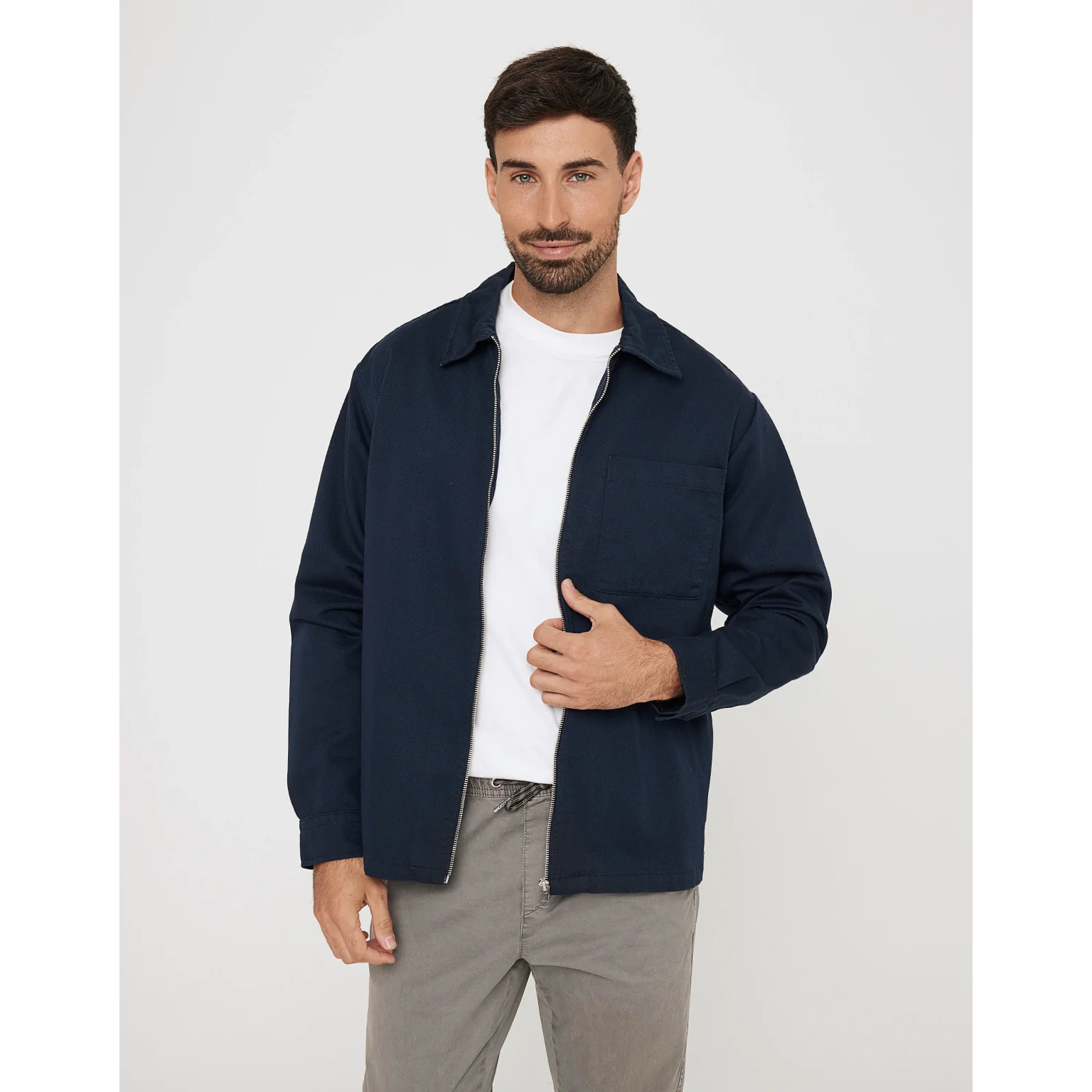 Cazadora Cremallera Azul Marino - Trimm