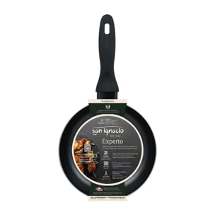 Sartén en aluminio prensado, antiadherente y ligera para cocina diaria, verde