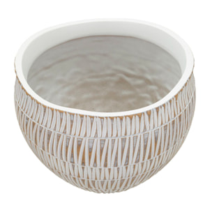 CACHEPOT RESINA STIKY CM Ø 26X20,5