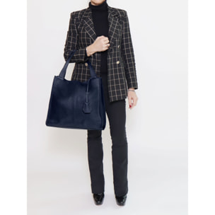 Borsa a spalla da donna - Modello Aelia - Vera pelle - 40.0 x 36.0 x 12.0 cm