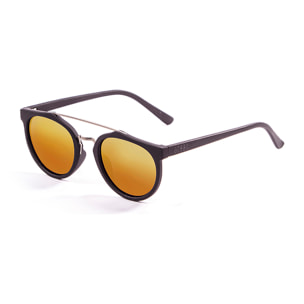 Gafas de sol OCEAN CLASSIC I - Mate negro / Revo roja