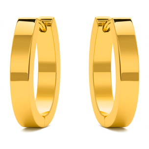 Pendientes acabado oro 18K
