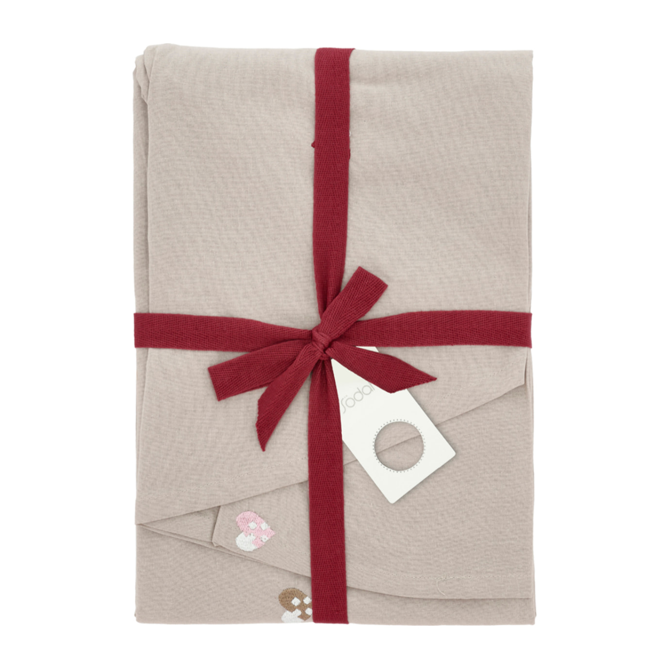 Nappe Christmas Hearts Embroidery