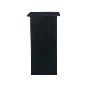 Table bar, table haute de cuisine décor bois avec rangements WALLIS