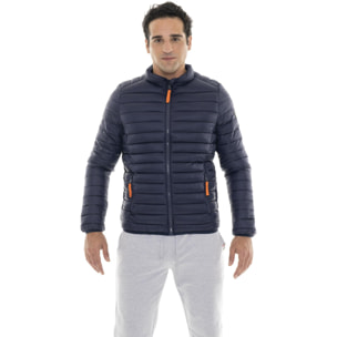 Piumino invernale da uomo con zip e collo alto 'Basic'