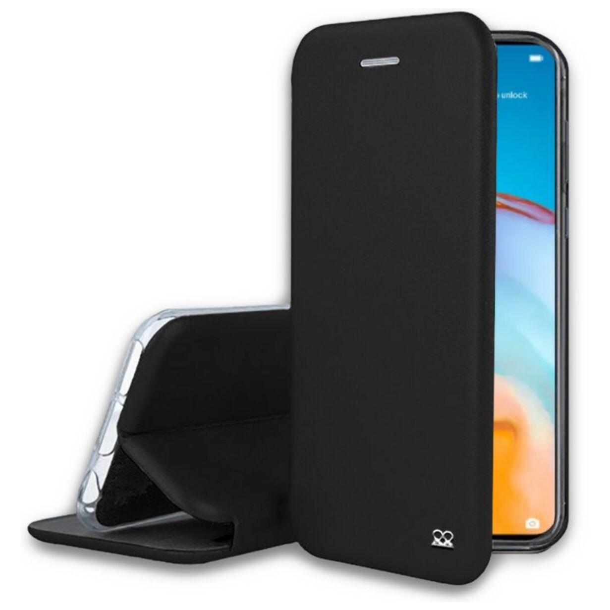 Etui IBROZ Huawei P40 Pro Cuir noir