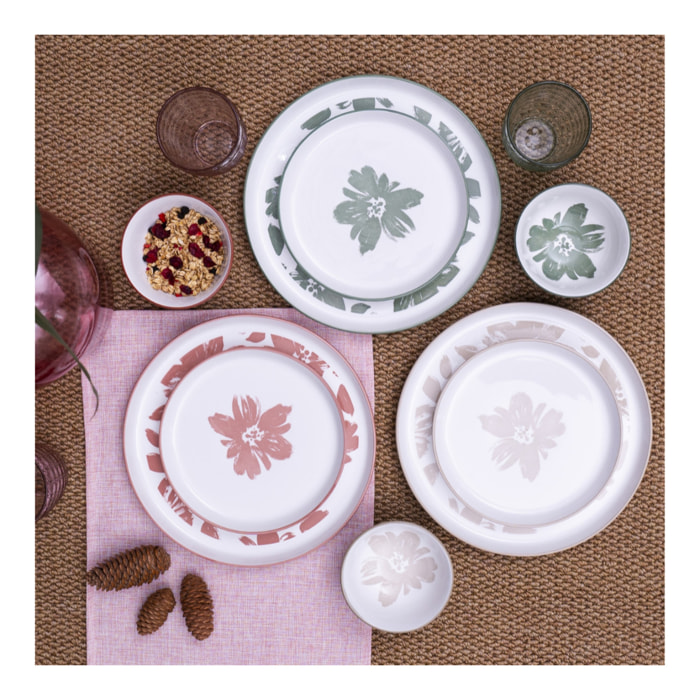 Lot de 6 assiettes à dessert, HANAE