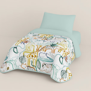 Edredón Nórdico Estampado - Infantil - 100% Poliéster Microfibra - 300 gr/m² con Tacto Pluma - Party