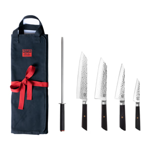 Set de cuchillos de viaje (6 piezas) - Colección Bunka