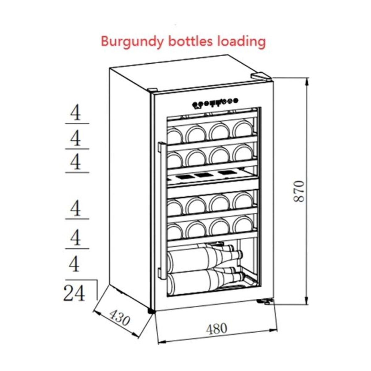 Cave à vin de service CAVISS S229TACG