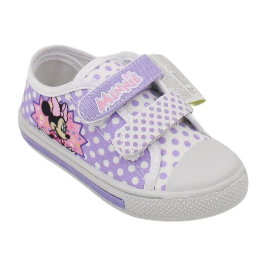 Scarpe in tela con luci Minnie Viola a Pois Lei Easy Shoes Viola