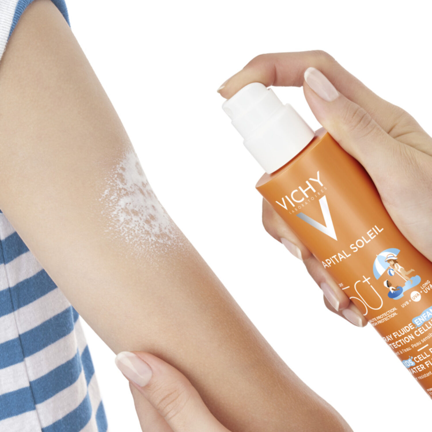 Capital Soleil SPF50+ - Spray Fluide Invisible Enfants 200 ml
