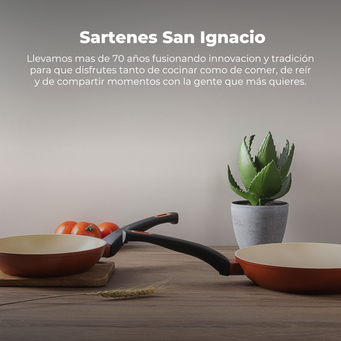 Set sartenes 2pzs (20,24cm) alu forjado ind safari