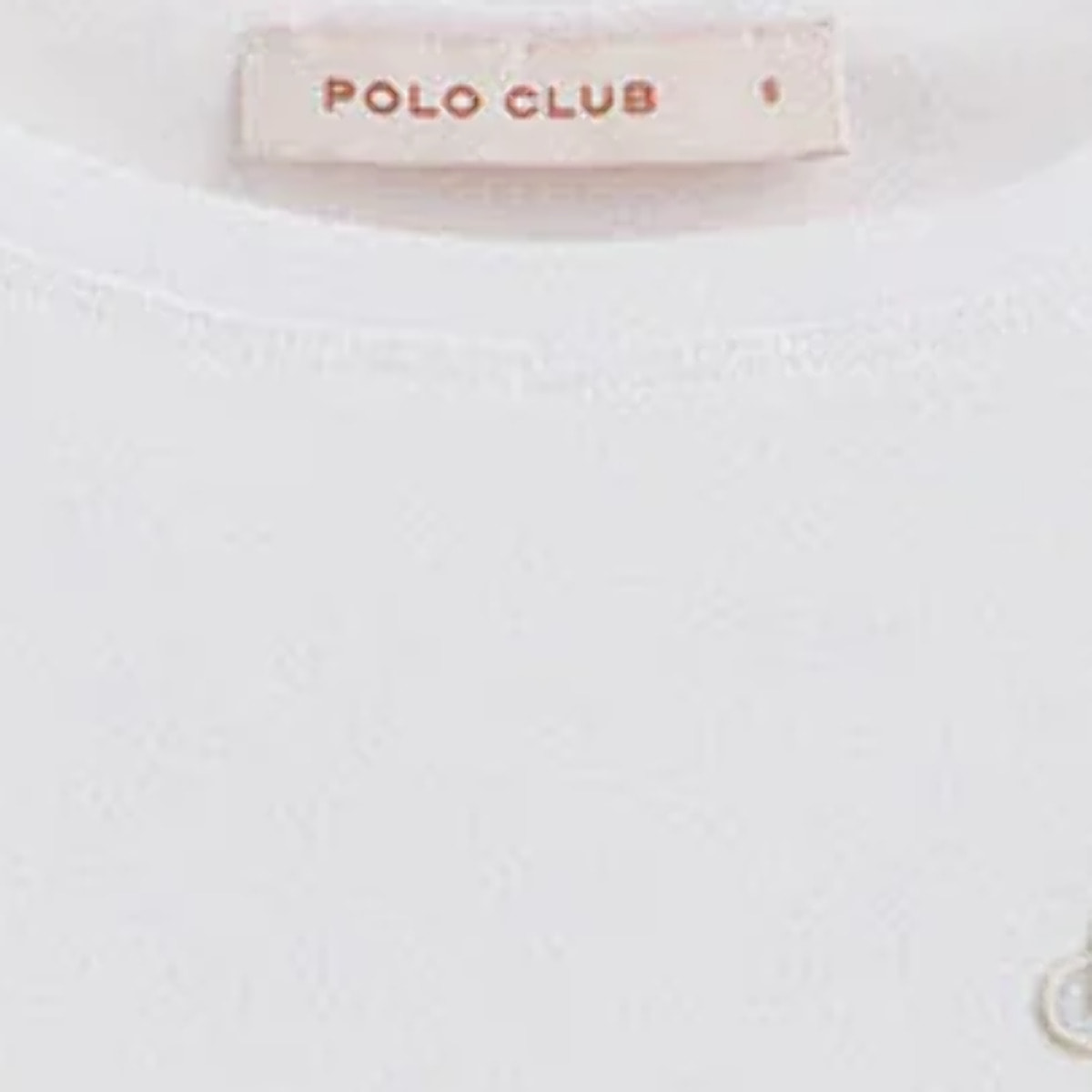 Camiseta blanca Hesperia con monograma bordado