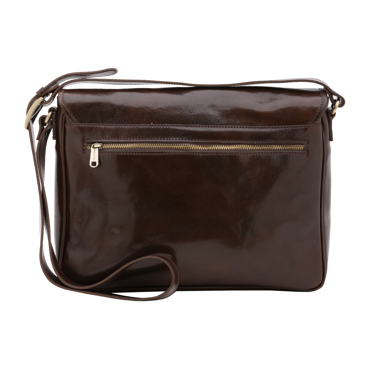 Borsa a tracolla  da uomo In Vera pelle Made in Italy 28x35x9 cm