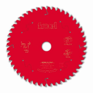 Lame pour scie circulaire portative sans fil FREUD - Ø165 1,45/1 AL20 Z48 BA 10° - F03FS10054 -FR07W012HC