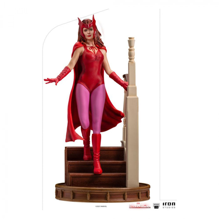 Wandavision Art Scale Statua 1/10 Wanda Halloween Version 23 Cm Iron Studios