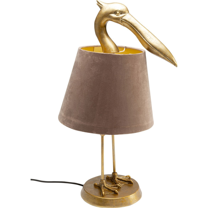Lampe pélican doré Kare Design