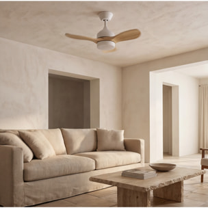 Forlight FORLIGHT Calar Ventilador de Techo con luz LED Silencioso con 5 velocidades,